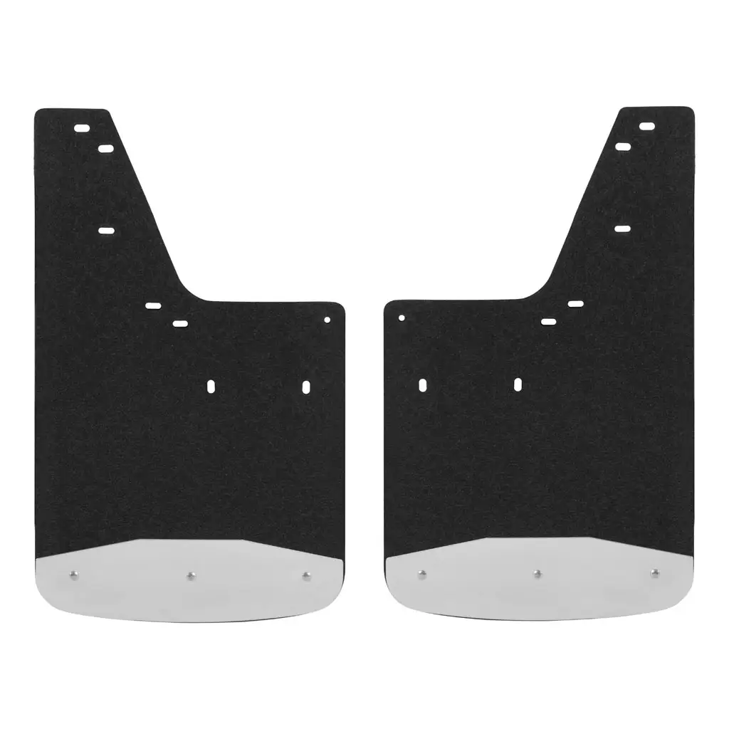 Front or Rear 12" x 20" Textured Rubber Mud Guards, Select Dodge Ram (2 Flaps)