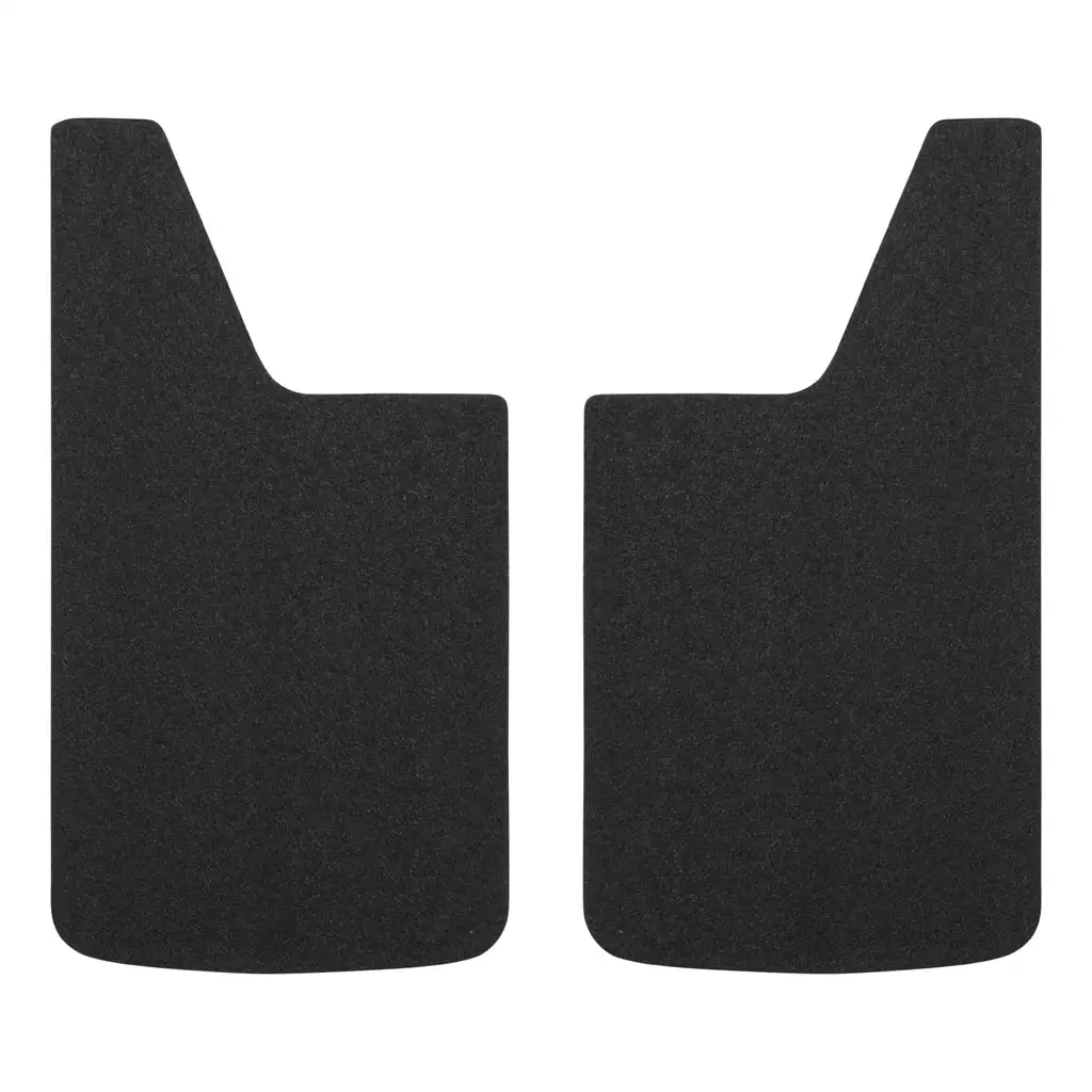 Universal Front or Rear 12" x 23" Textured Rubber Mud Guards (2 Flaps)