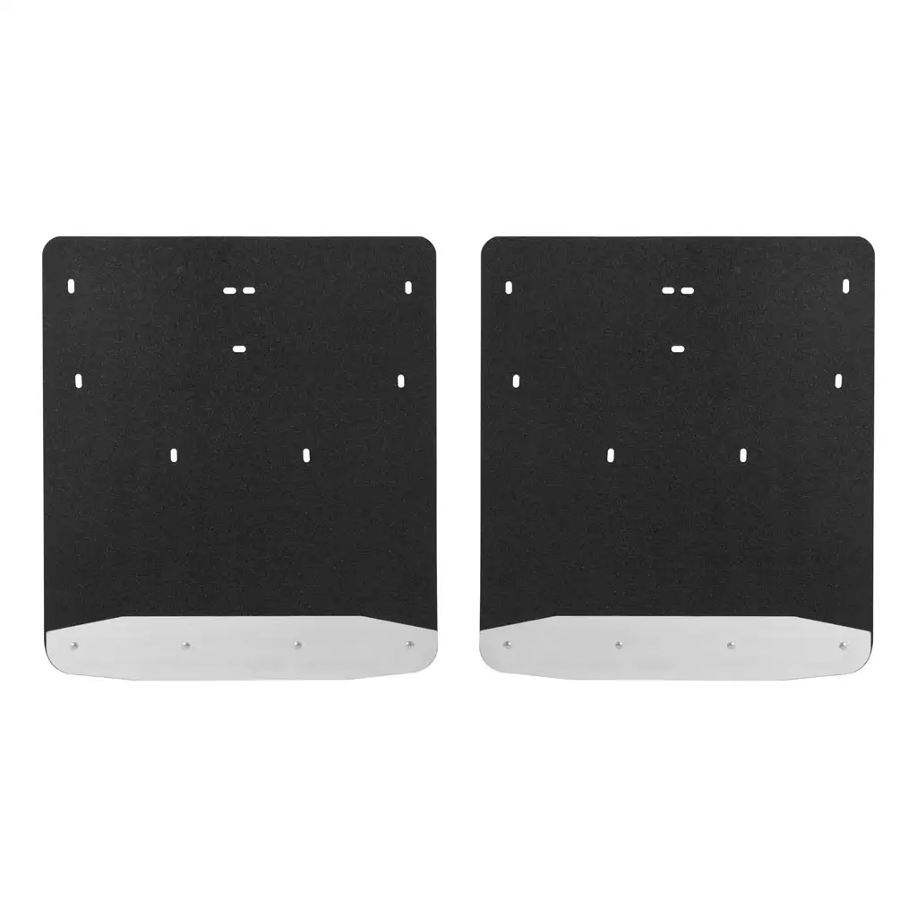 Rear Dually 20" x 23" Rubber Mud Guards, Select Ford F-350, F-450 (2 Flaps)