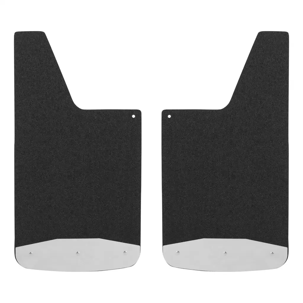 Universal Front or Rear 12" x 23" Textured Rubber Mud Guards (2 Flaps)