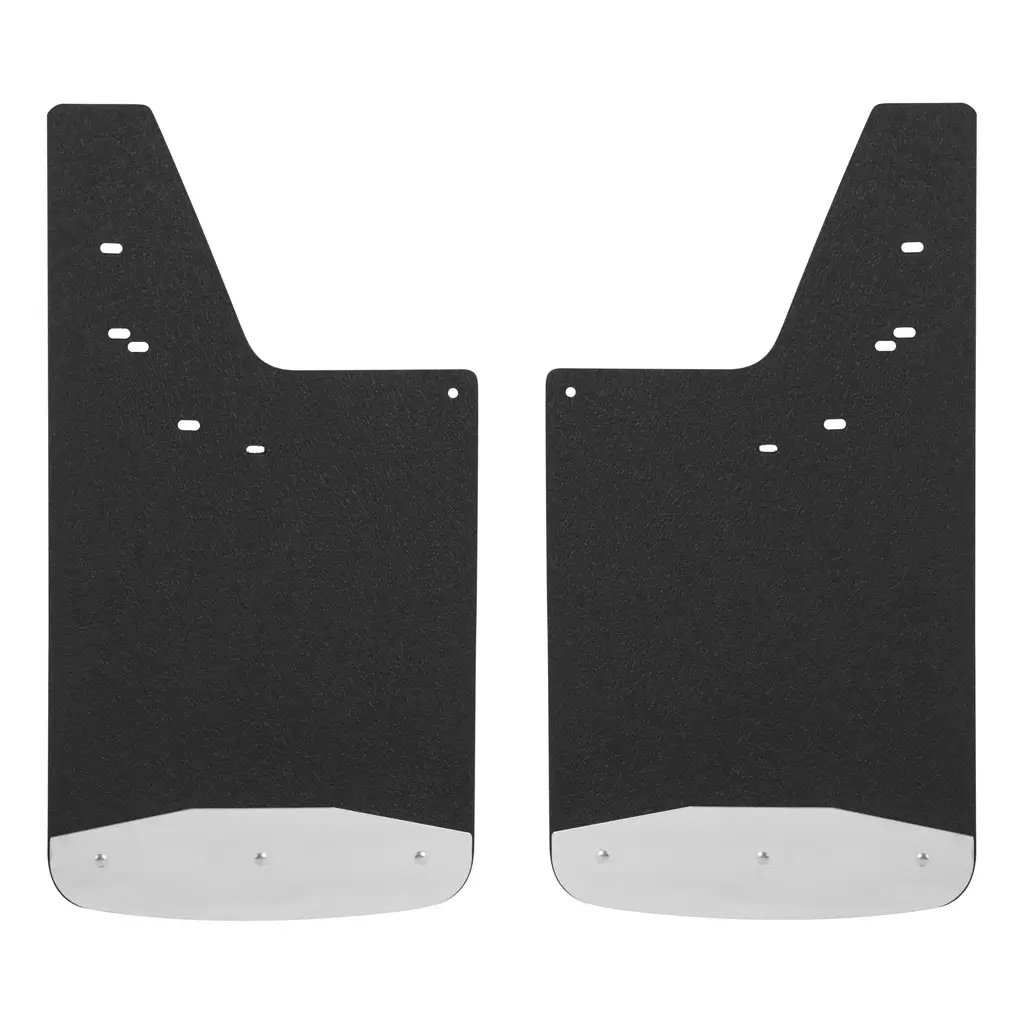 Front or Rear 12" x 23" Textured Rubber Mud Guards, Select Ford F-150 (2 Flaps)