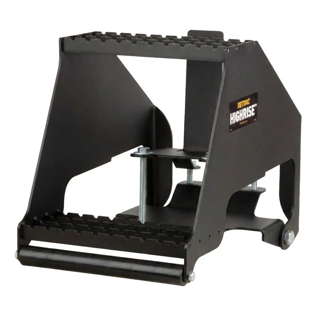 RETRAC HighRise Folding Rear Entry Step (Fits 5", 6-1/2", 7-1/2" Bumpers)