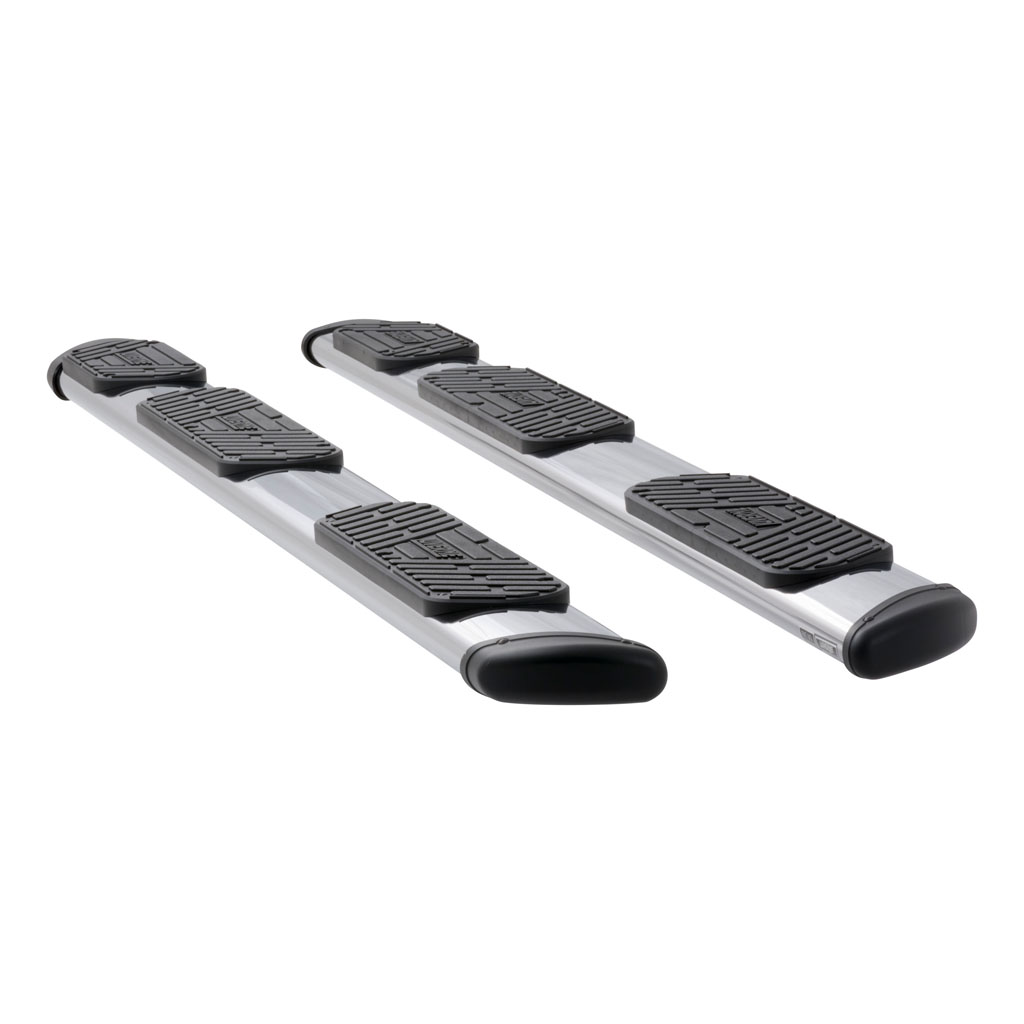 Regal 7 Polished Stainless 102" Oval W2W Steps, Select Toyota Tundra