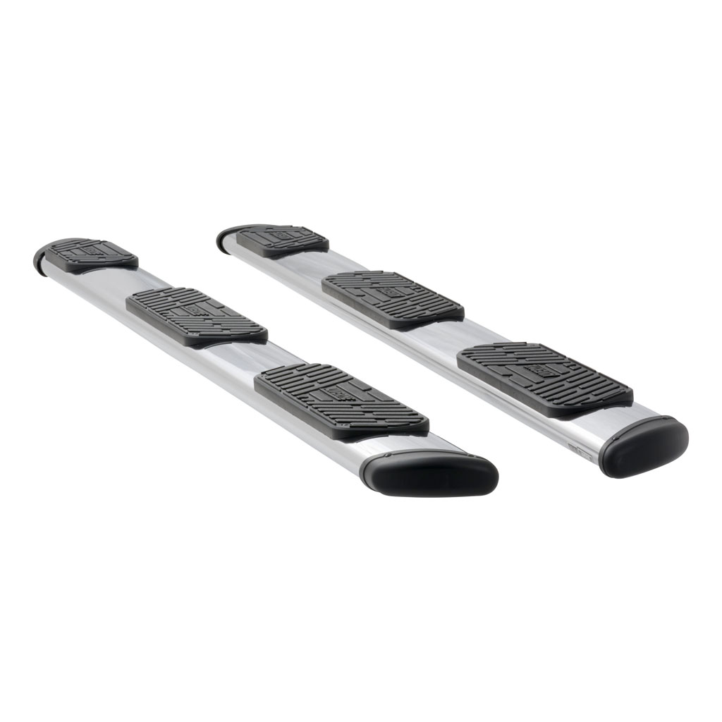 Regal 7 Polished Stainless 114" Oval W2W Steps, Select Ford F-250, F-350