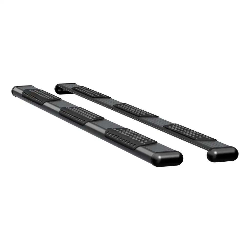 O-Mega II 6" x 98" Black Aluminum Side Steps (No Brackets)