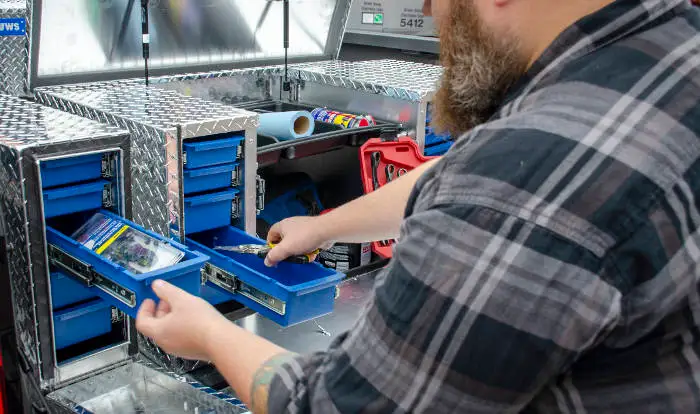 Cargo Van Drawers Boxes Storage Equipment